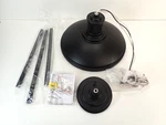 Kichler 49982BKT Allenbury 12" One Light Outdoor Pendant Semi Flush 100W. Fixed Price $179.95.