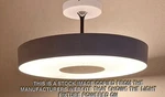 Phillips Forecast 17.5 White Etched Glass Semi-flush Ceiling Drum Light Fixture. Fixed Price $21.50.