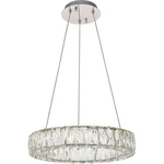 Elegant Lighting 3503D17C Monroe Led 17.7 Inch Chrome Pendant Ceiling. Fixed Price $614.00.
