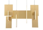Eurofase Lighting 37345-013 Coburg 9 33"W Led Chandelier Painting Bronze. Fixed Price $3720.00.