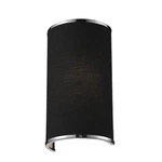 Z-lite 168 1S Cameo 1-LIGHT Wall Sconce With Black Fabric Shade. Fixed Price $127.53.