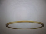Z-lite Bradley 12.25 In. Matte White & Modern Gold Led 1-LIGHT Flush Mount. Fixed Price $116.96.