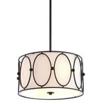 Jonathan Lighting JYL9008 Violetta 3 19"W Led Drum - Bronze. Fixed Price $211.16.