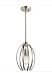 Kichler Tao Brushed Nickel Contemporary Cage Kitchen Pendant Hanging Light. Fixed Price $39.99.