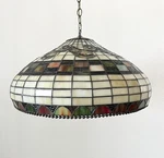 Meyda Tiffany Stained Glass Chandelier Pendant With Handmade Shade 3 Light. Fixed Price $699.99.
