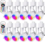 10W Rgbw Type Track Light Heads, 16 Color Changing And Warm White Led. Fixed Price $169.37.