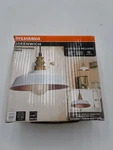 Sylvania Greenwich Ceiling-mount Fixture White/copper W/A19 Bulb (included). Fixed Price $18.00.
