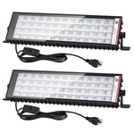 Zhpingmx 2PACK Led Shop Light 11000LM, Plug Garage 120W-2P, Black. Fixed Price $42.99.