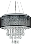 Jojospring Visalia 6-LIGHT Crystal Chandelier Chrome Finish Translucent Black. Fixed Price $119.99.