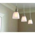 Hampton Bay 3-PACK Mini Pendant Lights Brushed Nickel 387495 Free Shipping. Fixed Price $34.95.