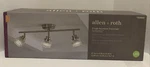 New Allen + Roth (portfolio) 3-LIGHT Led Decorative Brushed Nickel Track. Fixed Price $59.98.