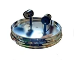 8" Polished Chrome Pan 2-LIGHT Ceiling Fixture Hardware Included New 90-757. Fixed Price $29.95.