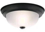 Kichler 2 Light 11" Flush Mount, Black - 8111BK New In Box. Fixed Price $18.95.