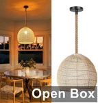Arturesthome WH0136P - Mini Natural Rattan Pendant Light, 15.7"X13.7". Fixed Price $114.03.