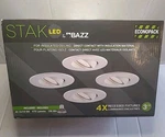 Bazz Stak 3" Led 4X Pack Recessed Fixture Insulated Ceiling New Open Box. Fixed Price $11.63.