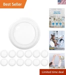 12 Pack 5/6 Led Disk Lights Flush Mount Ceiling Fixture Recessed 6000K.... Fixed Price $118.46.