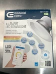 New Commercial Electric T42 Smart Led Recessed Lights 2700-5000K. Fixed Price $19.99.