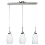 Beldi Peak Collection 3-LIGHT Nickel And White Pendant. Fixed Price $89.99.