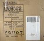 Elegant Lighting LD5056D42SG Rohan 6-LIGHT 42"W Chandelier Satin Gold *read*. Fixed Price $134.99.