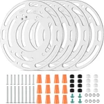 4 Pack Universal Light Fixture Mounting Bracket, Inch Diameter Ceiling. Fixed Price $63.22.