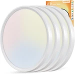 4PK 15.8" Slim Led Ceiling Light, 32W, 3480LM, Cct Selectable, Low Profile. Fixed Price $133.99.