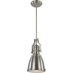 Matteo Lighting C53801BN Open Box Cresswell Series Pendant Brushed Nickel. Fixed Price $158.00.
