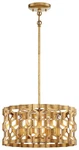 Metropolitan N6772-293 Coronade Convertible 4 Light 16"W Pendant Gold. Fixed Price $529.00.