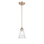Millennium Lighting Natalie 1-LIGHT 5 In. Modern Gold Hardwired Pendant. Fixed Price $69.99.
