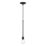 Livex Lansdale Light Single Pendant, Bronze/antique Brass 47161-07. Fixed Price $85.96.