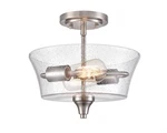Millennium Lighting 2110 Caily 11"W Semi-flush Drum Nickel. Fixed Price $109.90.