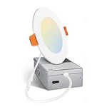 Amico Pack 6" Slim Panel Led Recessed Light 5CCT In 1- A1812AX034-2. Fixed Price $46.48.