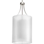Invite 2-LIGHT Brushed Nickel Foyer Hanging Pendant By Progress Lighting. Fixed Price $99.45.