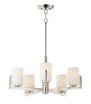 Maxim 21286SW Nickel Dart 5-LIGHT 26"W Chandelier. Fixed Price $328.00.
