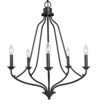 Lnc Home Slim Black Shaded Chandelier A03786. Fixed Price $34.99.