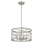 Acclaim Amoret 4-LIGHT Convertible Pendant, Antique Silver IN21131AS. Fixed Price $288.00.