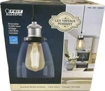 Feit Electric Dimmable Led Vintage Pendant Light Brushed Nickel Item 1099499. Fixed Price $24.94.