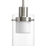 Progress Lighting P350000-LED Nickel Moderna Single 6"W Mini Pendant. Fixed Price $167.99.