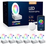 Led Smart Recessed Lighting 4 Inch Ic Rated Etl Certified Can.... Fixed Price $190.11.