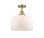 Innovations Lighting 447-1C-13-12-L Bell Semi-flush 12"W White. Fixed Price $255.20.