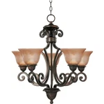 Maxim Symphony 5-LIGHT Chandelier Oil Rubbed Bronze 11244SAOI. Fixed Price $470.40.