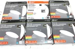 6PK Commercial Electric Ultra Slim In. Color Select Canless Recessed Kit New. Fixed Price $55.99.
