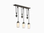 Kohler Artifacts Pendant Fixture, Triple Lighting For Kitchen. Fixed Price $764.15.