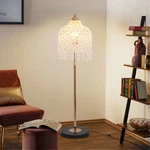 63'' Gold Elegant Crystal Floor Lamp On-off Foot Switch Living Room Lighting. Fixed Price $171.99.