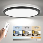 Blnan Led Flush Mount Ceiling Light With Remote Control, 12 Inch 24W Dimmable.... Fixed Price $45.23.