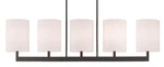 Livex Lighting 42428 Hayworth 5 49"W Linear Chandelier - Bronze. Fixed Price $541.96.