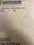 Capital 355812MA-552 Cleo Matte Brass Globe Pendant Light, Soft White Glass, No. Fixed Price $237.99.