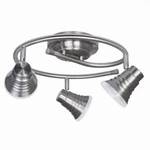 Afx 326630 3LIGHT 18"W Led Fixed Rail Ceiling FIXTURE3000K Satin Nickel Dimmable. Fixed Price $21.00.