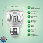 Sgleds Dimmable Grow Light Bulb For Indoor Plants, Full Spectrum With Remote .... Fixed Price $27.99.