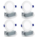 Pack Inch Led Recessed Ceiling Light With Junction Box 3000K/4000K/5000K. Fixed Price $34.95.