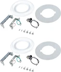 21067-12, Recessed Lighting Converter Kit, 8" Diameter, White Plastic Medallion. Fixed Price $66.99.